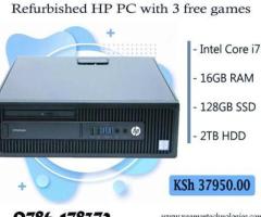 Clean lightly used HP EliteDesk Core i7 SFF desktop