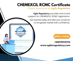 Get CHEMEXCIL Registration Fast – Expert Help by Agile Regulatory