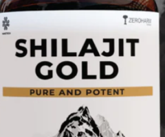 100% Natural Pure Shilajit Gold Capsules - Zeroharm