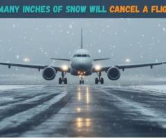 How Many Inches Of Snow Will Cancel A Flight?