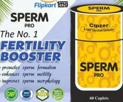 Cipzer Sperm Pro Caplet is useful in increasing sperm count and motility.