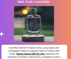 Buy Rasasi Hawas EDP for Him Online at Belvish – Long-Lasting Fragrance for Men