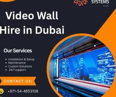 How to Use Video Wall Hire in Dubai for Business?