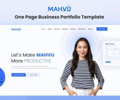 Build Your Business Portfolio with Mahvu Next.Js Template