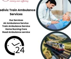 Medivic has Years of Experience in Controlling Logistics in Nagpur in a Train Ambulance