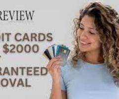Credit Cards with $2000 Limit