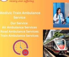 Medivic Makes Sure Efficiency Laid at the Time of Shifting in Lucknow in a Train Ambulance