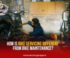 How is Bike Servicing Different From Bike Maintenance?