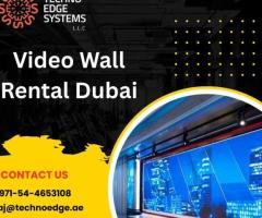 What Models are Offered in Video Wall Rental Dubai?