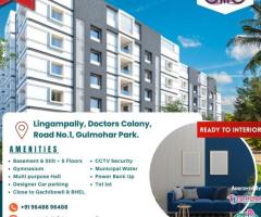 Luxury 2 & 3 BHK Apartments for Sale in Lingampally – Ready for Interiors!