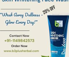 Skin Whitening Face Wash – b3plusherbal