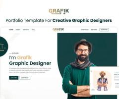 Next.js Portfolio Template for Designers – Grafik v2