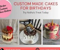 Custom Made Cakes For Birthdays By Nidha's Treat