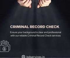 Professional Criminal Record Checks Available