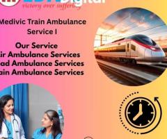 Get All-Hour Access to Advanced Transit with Medivic in Allahabad in a Train Ambulance