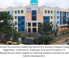 KLE Chairman Message - BBA Colleges in Bangalore Ranking