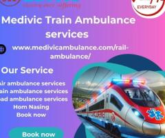 Medivic Train Ambulance services in Siliguri Help any sick patient during transfer