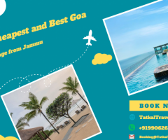 Cheapest and Best Goa Tour Package from Jammu