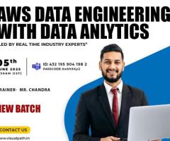 AWS Data Engineering with Data Anlytics online Training New Batch