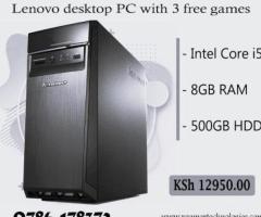 Simple revamped Core i5 Lenovo desktop computer