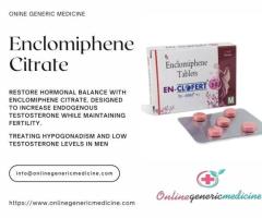 Buy Enclomiphene Citrate from OnlineGenericMedicine | Order Now!