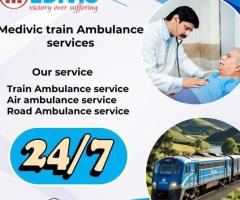 Medivic Handles All Responsibilities Smoothly in  Bhopal in a Train Ambulance