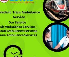 Medivic Transit Fast When Time is Running Out in Lucknow in a Train Ambulance