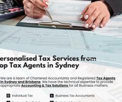 Personalised Tax Services from Top Tax Agents in Sydney