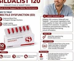 Sildalist (Sildenafil and Tadalafil) 120mg Tablets