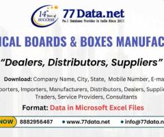 77 Data: Download the List of Electrical Boards & Boxes Manufacturers in Excel