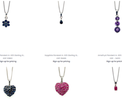 Elegant Wholesale Sterling Silver Pendants in Bulk