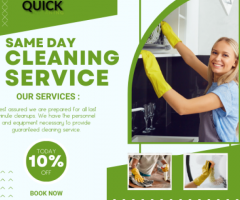 Same day cleaning service / Quick Cleaning