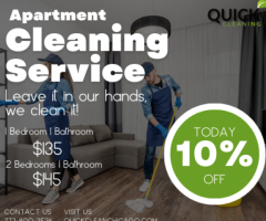 Best apartment cleaning services Chicago / Quick Cleaning