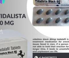 Vidalista black 80mg tadalafil online is up to buy at Medycart