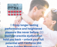 Cenforce 150 Best Medicine for Erectile Dysfunction