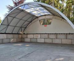 Opus™ | A shelter for waste bays & cover for lose aggregate