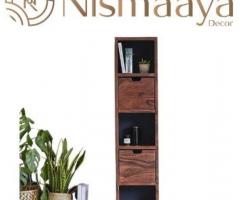 Unleash Style and Functionality with our Wooden Wall Shelves for the Living Room