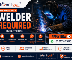 Welder Jobs | ITI Welder Required | Full-Time Jobs | TalentGait