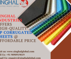 Singhal Industries Offers High-Quality PP Corrugated Sheets @ Affordable Price