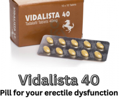 Buy Vidalista 40 with Affordable price