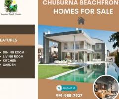 For sale are beachfront properties in Chuburna