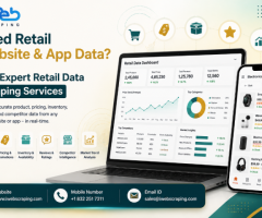 Need Retail Website & App Data? Hire Expert Retail Data Scraping Services