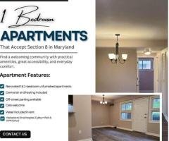1 Bedroom Apartments That Accept Section 8 in Maryland