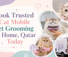 Fluffy Tails - Mobile Pet Grooming in Doha, Qatar