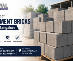 cost of cement bricks in bangalore