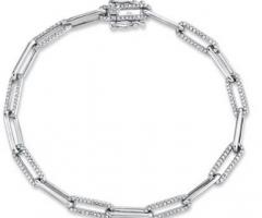 Buy High-Quality Paperclip Bracelet with Diamonds at Pasha Fine Jewelry