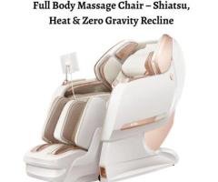 Full Body Massage Chair – Shiatsu, Heat & Zero Gravity Recline