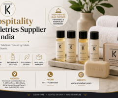 Hospitality toiletries supplier in India