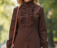 Victorian Blouse for Women | Vintage Lace & Steampunk Victorian Blouses | TudorDressing
