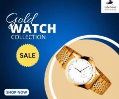 Explore Luxurius Men's Gold Watches Online